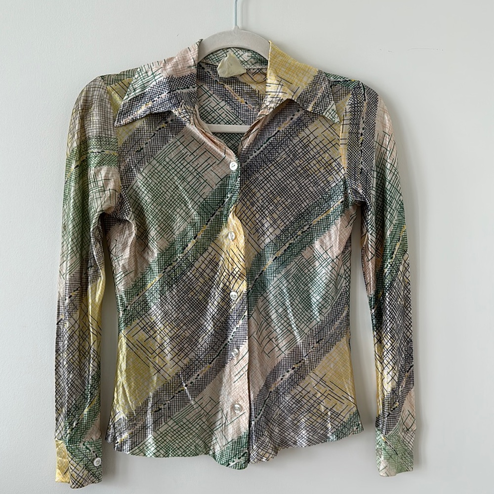 Vintage Button Up Blouse